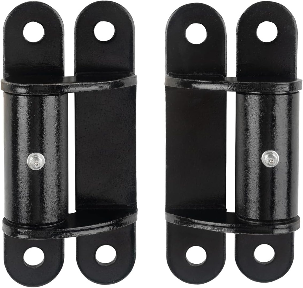 Heavy Duty 7” Face Mount Bolt on Weld on Roller Bearing Gate Hinges for Large Heavy Driveway Gates Up to 1100 Pounds, 2062P Lubricable Iron Gate Hinge (1 Pair)