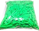 TopHomer 200Pcs M8 Green Plastic Drywall Screw Anchor Plugs, Expansion Fixings for Porous Bricks, Aerated Concrete, and Wall Materials