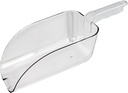 New Star Foodservice 34448 Polycarbonate Plastic Utility Ice Scoop, Clear, 64-Ounce