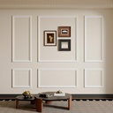 SMARTSTANDARD Pre-Cut Wall Molding Kit, 6-Frame Wainscoting Panels for Interior Wall Moulding Decor, Ready to Assemble Accent Panel