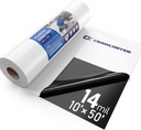 Crawl Space Vapor Barrier - 14 mil 10' x 50', Vapor Barrier for Crawlspace Encapsulation kit, Vapor Barrier Plastic Material, Crawlspace Liner, Heavy Duty Plastic sheeting, Black and White Panda Film