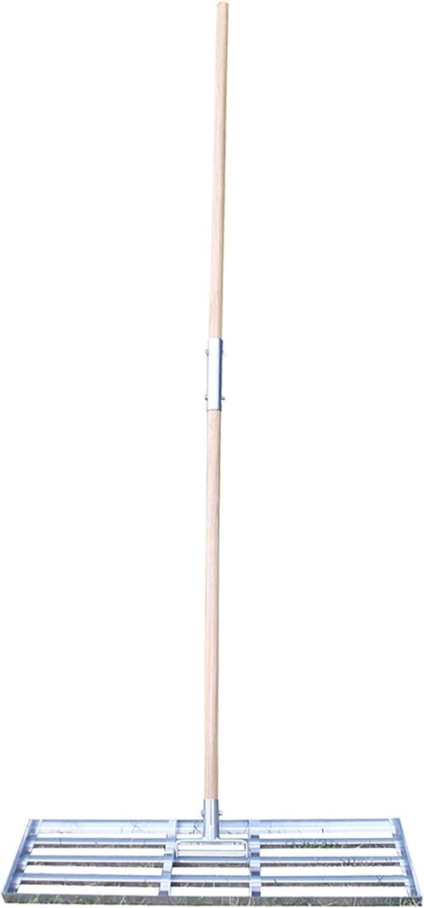 Standard Golf Levelawn Pro – 36" Lawn Leveling Rake with 72" Handle | Effortlessly Level Golf Courses, Lawns, & Gardens | Easy Assembly, Stainless Steel Tray | Perfect for Landscape Professionals