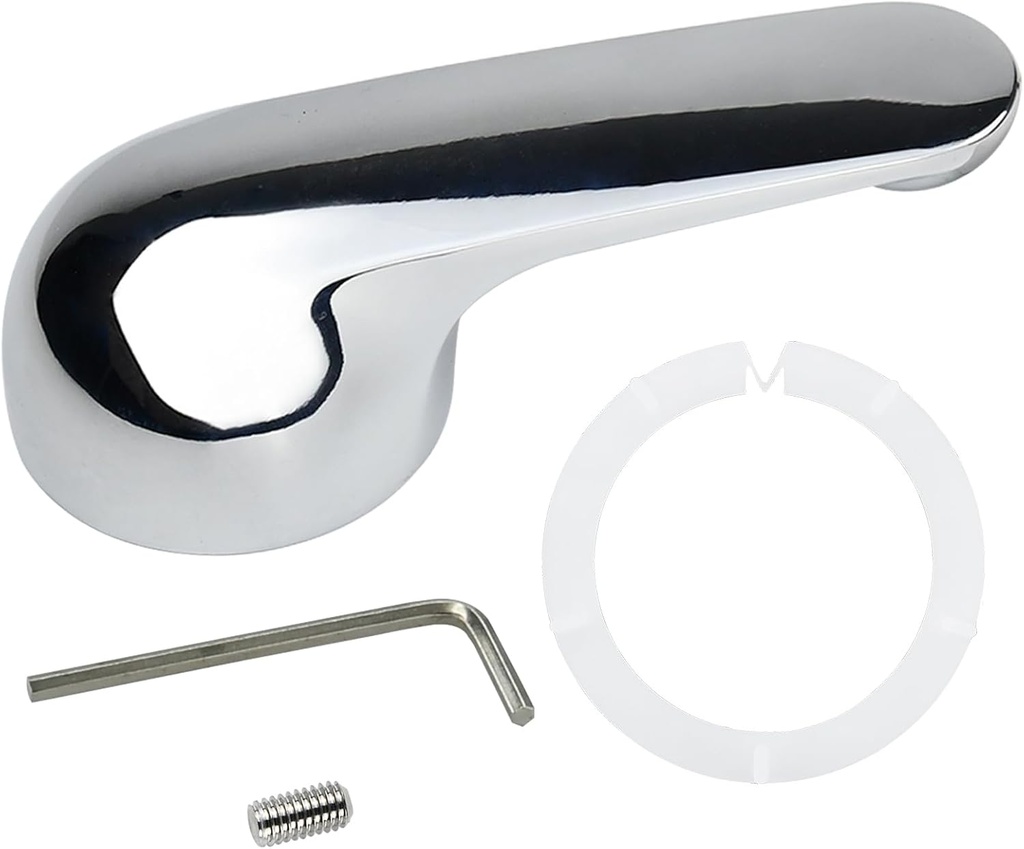 H79 Handle Replacement for Delta 13/14 & 1300/1400 Series Single Function Handle Bathtub & Shower Faucet, Metal Lever Single Handle, Chrome