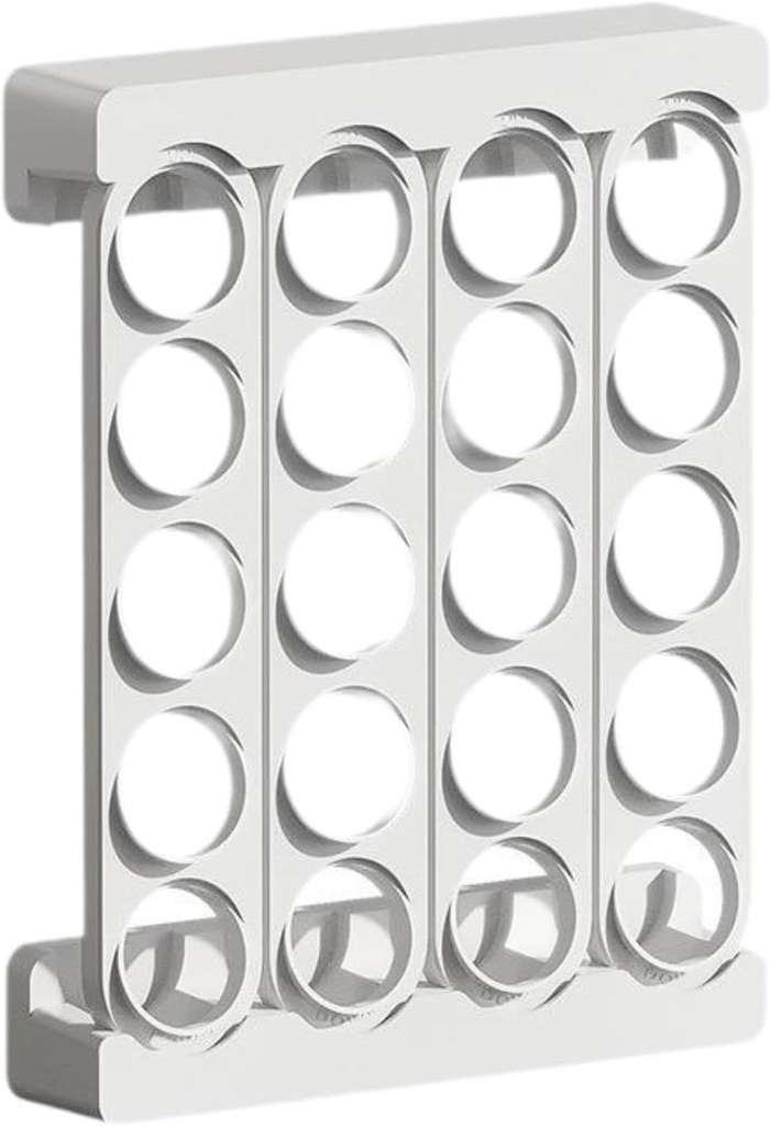Wall Mount Coffee Pod Holder Coffee Capsule Stand Large Capacity Organizer Display Rack for Cafes Pantry Restaurant Office, white