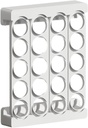 Wall Mount Coffee Pod Holder Coffee Capsule Stand Large Capacity Organizer Display Rack for Cafes Pantry Restaurant Office, white