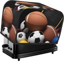 Sports Themed Toaster Cover 2 Slice, Bread Machine Covers Quilted Toaster Dust Cover Universal Size Kitchen Small Appliance Cover With Top Handle