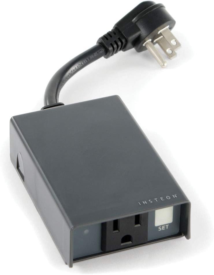 Insteon Smart Outdoor On/Off Plug-in Module, 1800W, 3-Pin, 2634-222 - Indoor or Outdoor Use, Tested for Rain and Ice - Requires Insteon Hub for Voice Control with Amazon Alexa and Google Assistant