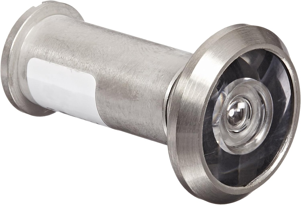 Rockwood 622.STNN UL Listed 190-degree Door Viewer for 1-3/8" to 2-1/8" Doors, Satin Nickel Plated Clear Coated Finish