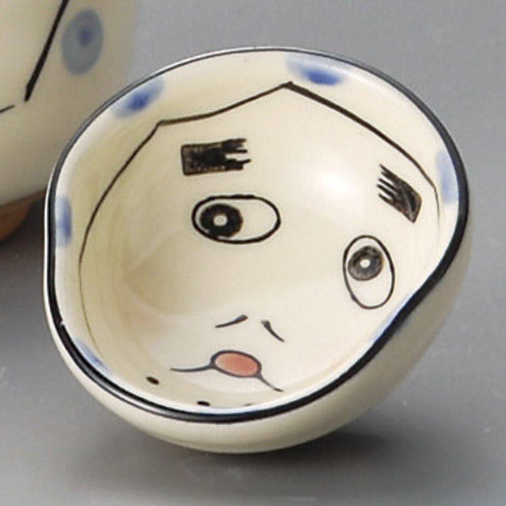 せともの本舗 Shin Hyotoko Glass Cup, 2.4 x 1.1 inches (6.2 x 2.7 cm), 1.4 oz (30 cc), 1.4 oz (40 g), Liquor Pot, Restaurant, Stylish, Tableware, Commercial Use