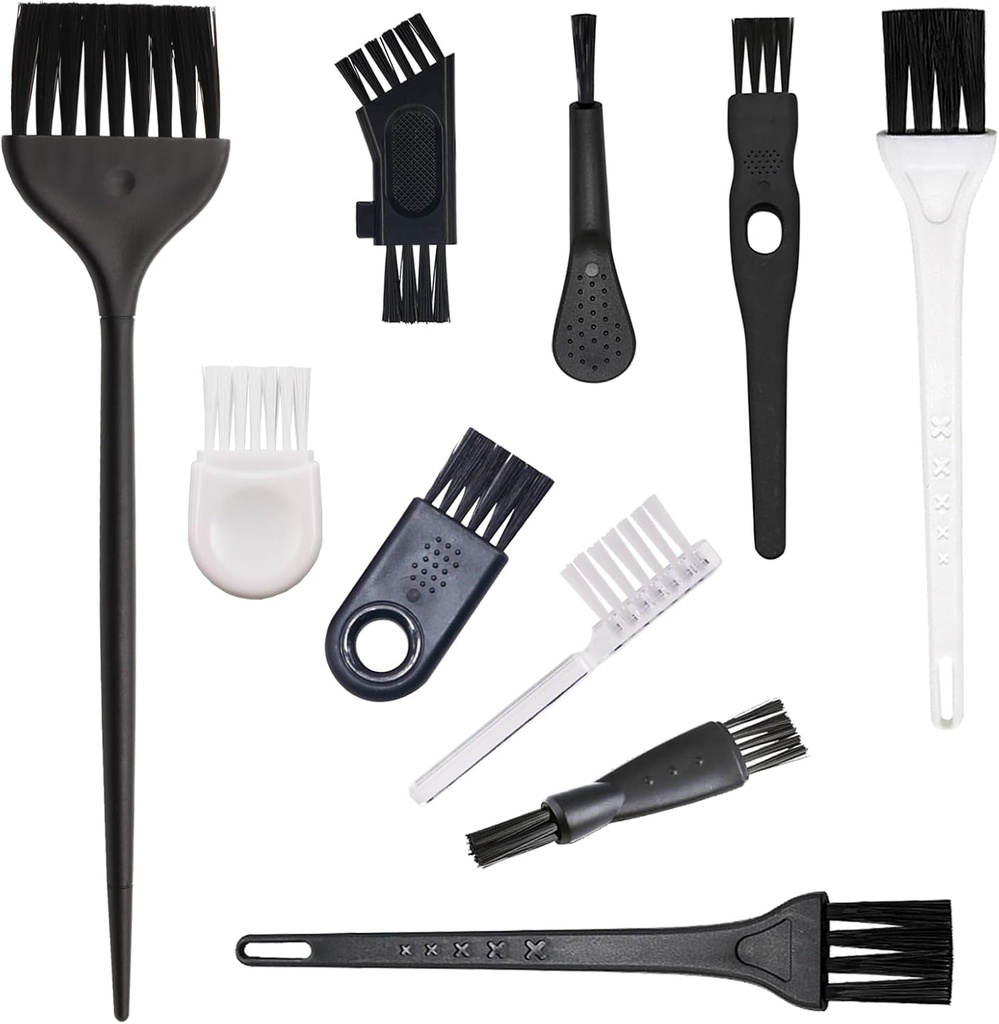 10pcs Cleaning Brush for Household Electric Appliance; Electric Razor Shaver Cleaning Brush; Multifunctional Cleaning kit for Blender, Coffee maker, Computer, Keyboard, Car, Mixer, Toaster cleaner kit