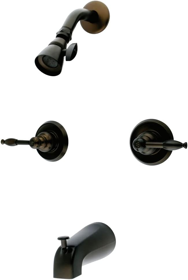 Kingston Brass KB245KL Tub and Shower Faucet, Oil Rubbed Bronze