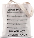 TIIMG Music Lovers Gift Music Teacher Tote Bag Music Vocal Gift