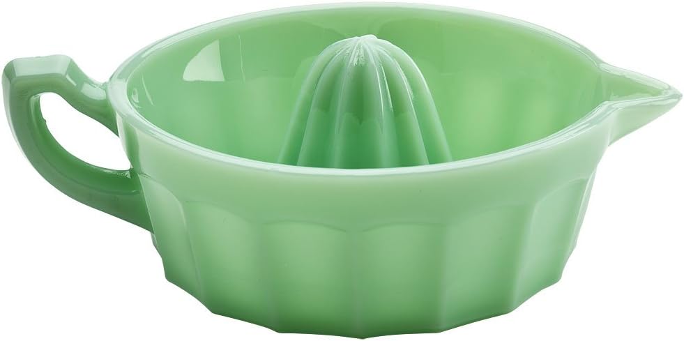 Reamer - Large Glass Grapefruit, Orange or Lemon Juicer - American Made - Mosser Glass USA (Jade)