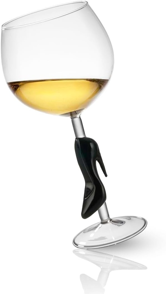 Godinger Goblet Glass, Stem Glass, Drinking Glass, Drinking Cup, High Heel Theme
