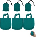 BROWINT Nylon Reusable Grocery Bag (3 pack), Nylon Heavy Duty Tote Bags 110 lbs, 19"x 19" Large Shopping bag, Foldable