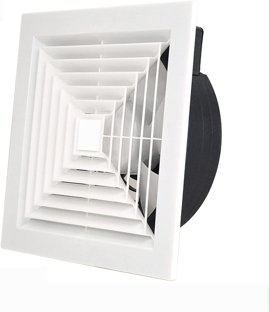 Ventilation Fan 8/10/12inch Powerful Celling Bathroom Extractor Exhaust Fan Ventilating Inline Fan for Kitchen Wall Ventilation Fans,White Exhaust Fan