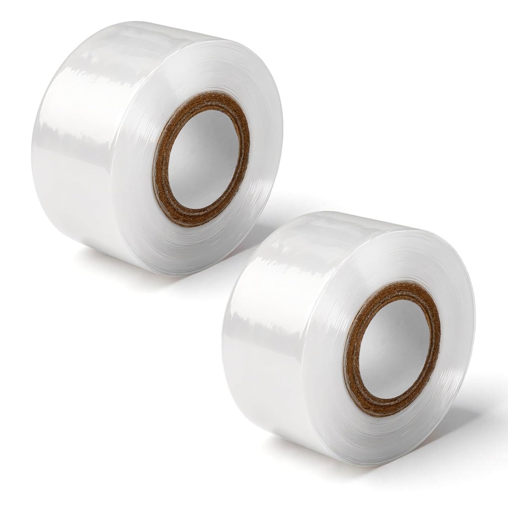 2 Roll Nursery Grafting Tape, Floral Tape Grafting Tools, Plant Repair Tapes 3cm, Stretchable Garden Graftings Tapes, Self-Adhesive PE Stretchable Film, Clear Floristry Film for Floral Fruit Tree