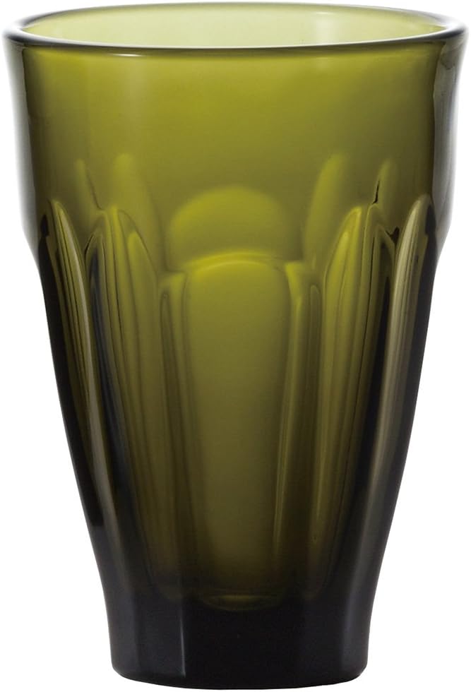 ADERIA F-49431 Clube Palette, Moss Green, Large, Made in Japan, Glass, Clear, Highball, Cup, Wedding, Celebration, Beer, Stylish, Present, Glass, Sake, Birthday, Women, 60th Birthday, Men, Retirement,