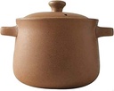 Clay Pot for Cooking Ceramic Saucepan with Lid Clay Pot Onion Soup Casserole Casserole Slow Cooker Slow Cooker Cookware -6.2L ()