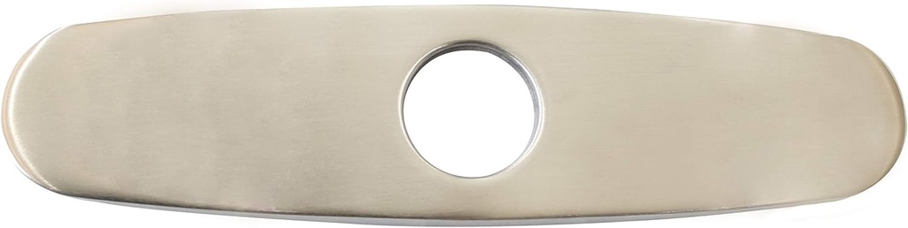 WMF 8 Inch Faucet Hole Cover, Deck Plate, Escutcheon, Plumbing Cover Plates, for Kitchen Faucet, Pull-down Faucet, and Bathroom Faucet, Stainless Steel (Brushed Nickel Finish)