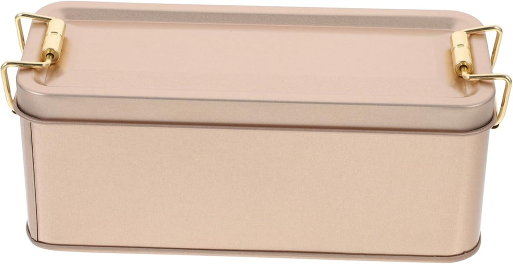 Cabilock Candy Jars Lids Tinplate Box Lid Metal Storage Box for Cookies Sweets Tea Leaves