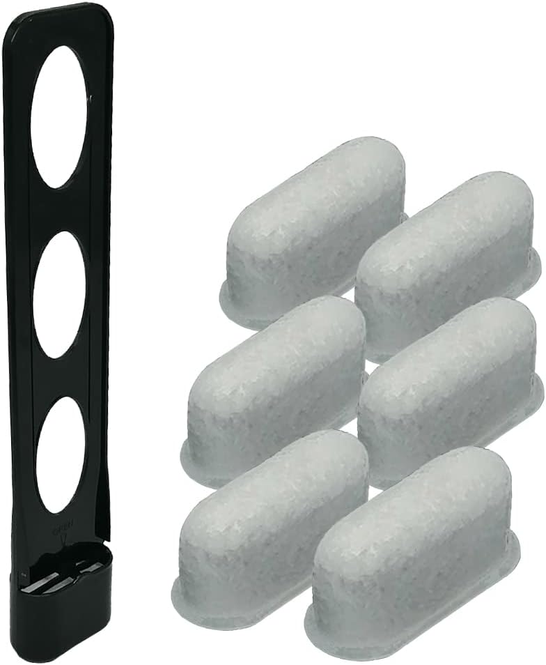 Replacement Water Filter Holder Coffee filter holder DCC-1200WFH with water filter,Compatible with Cuisinart coffee maker Model DCC-1200 DCC-1200BCH (1*Water Filter Holder+6*water filter)