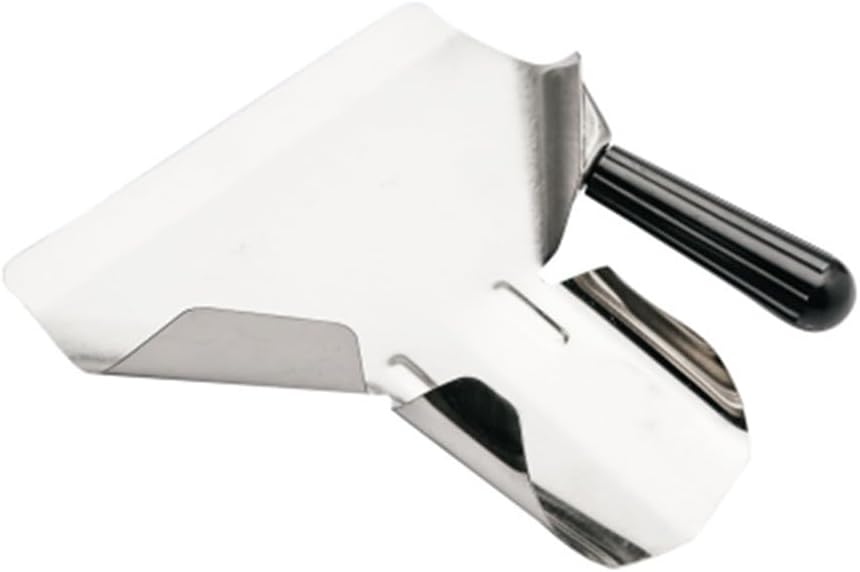 Garneck Non-slip French Fries Scooper Single Handle Popcorn Tool 23cm Long Stainless Steel Versatile for Snacks Desserts