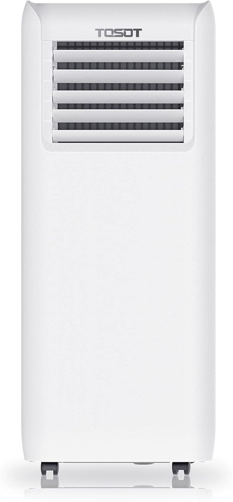 TOSOT 9,000 BTU Air Conditioner Easier to Install, Quiet and 3-in-1 Portable AC, Dehumidifier, Fan for Rooms up to 250 Sq Ft, Aovia Series, White