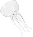 1Pc Creative Jellyfish Shape Cocktail Goblet Transparent Wine Glass for Parties Banquets Family Gatherings Reusable Beverage Glass Unique Octopus Design for Various