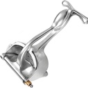 Stainless Steel Lemon Squeezer - Heavy Duty Manual Citrus Juicer for Lemon, Lime, Orange & Grapefruit with Ergonomic Handle for Kitchen Efficient Extraction of Citrus, and Other Fruits