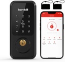 Smart Lock Keyless Entry Deadbolt Door Lock, Digital Electronic Bluetooth Deadbolt Door Lock with Keypad, Smart Locks Front Door Works with APP, Code and eKey Auto Lock for Homes