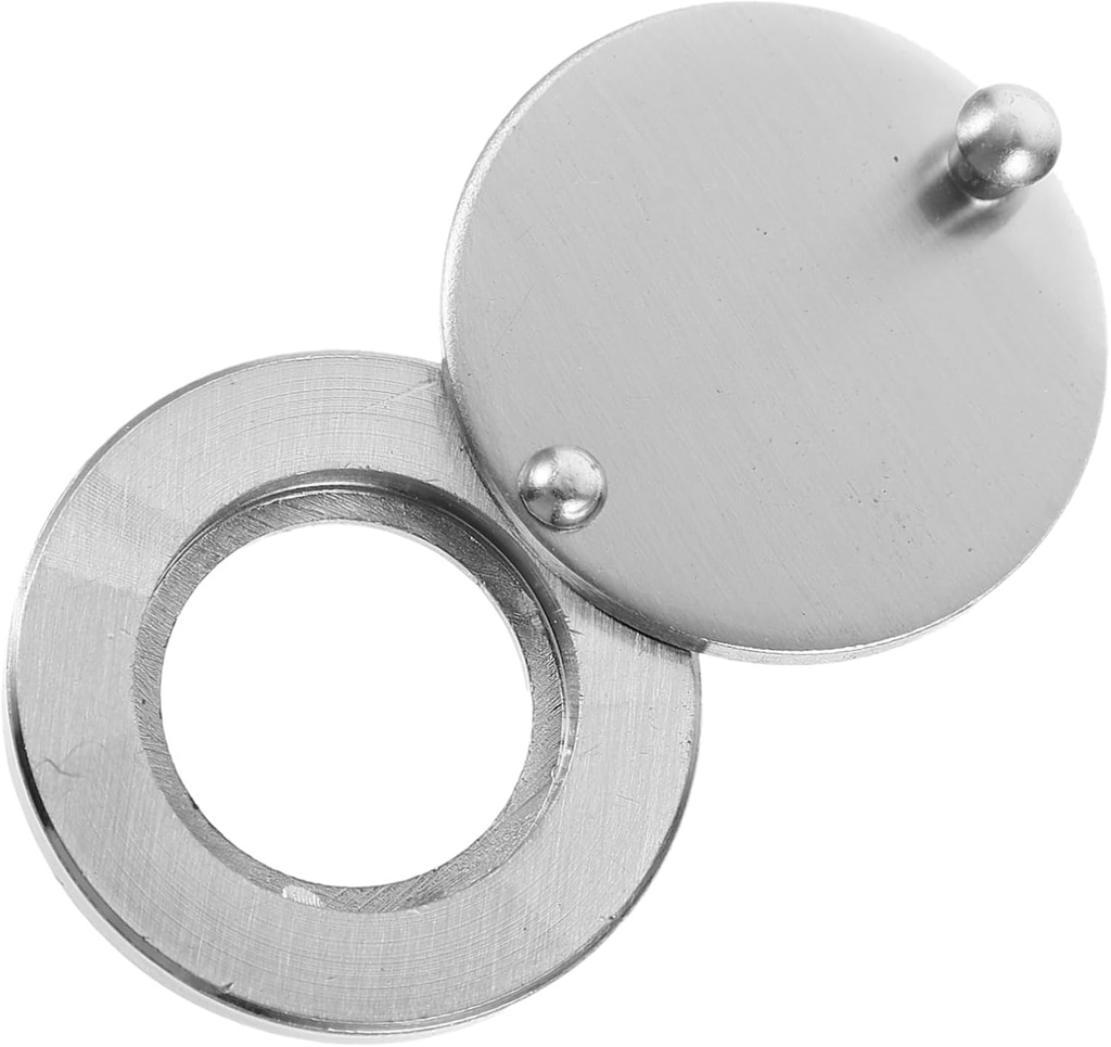 Homoyoyo Door Peephole Cover Privacy Protector for Home Security Easy to Install Durable Nickel Finish for Apartment and Office Use