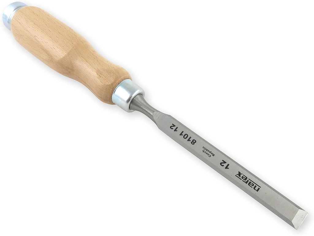 Narex Czech Steel Profi Professional Woodworking Cabinetmakers Chisel with European Beech Wood Handle Sizes from 3 mm to 50 mm (12 mm - 1/2")