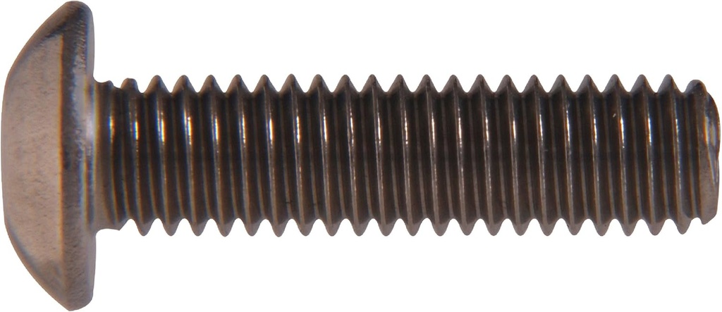 The Hillman Group 45083 5/16-24 x 1-Inch Button Head Socket Cap Screw, 20-Pack