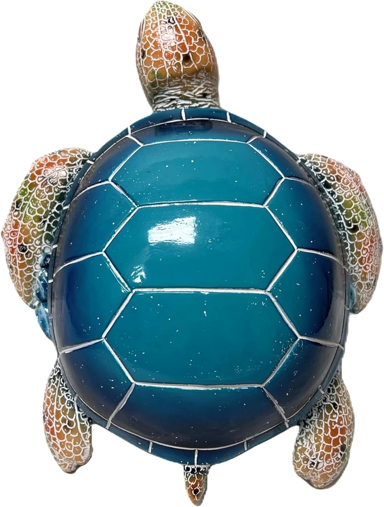 BestGiftEver Nautical Toilet Paper Holder with Sea Turtle Design - Wall Mounted Storage Novelty Bathroom Accessories - Coastal Decor with Beach Theme, Perfect for Cute and Decorative Roll Holders