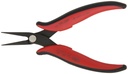 Hakko CHP PN-2007 Long-Nose Pliers, Flat Nose, Flat Outside Edge, Serrated Jaws, 32mm Jaw Length, 3mm Nose Width, 3mm Thick Steel, Original Version
