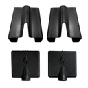 Garage Door Sensor for Genie Garage Door Openers Manufactured After 1993, Garage Door Sensor Sun Shield, Protect The Sensor from Direct Sunlight, Replacement for Genie/Overhead Garage Door Sensors.