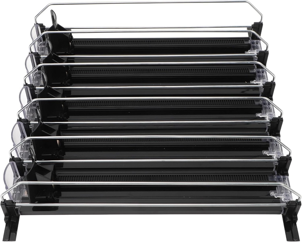 gernie Soda Can Dispenser, NonSlip and SelfPush Beverage Organizer for Shelves (Black), gernieiby083dgxv-11