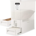AROMA® XL 33-Pound Rice Dispenser and Countertop Beans or Grain Storage Bin with Automatic Measuring Funnel (ARD-133)