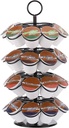 Tecbeauty Coffee Pod Holder, Coffee Pod Carousel Storage Organizer Stand (Capacity of 36 K Cup Pods) - Rotatable