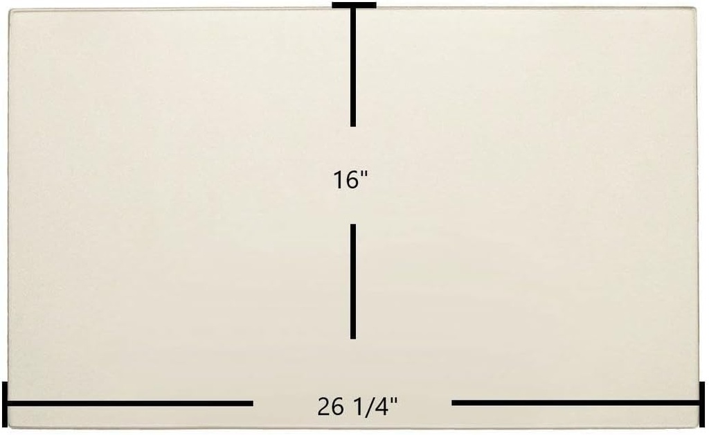 Enviro E30 Ceramic Glass Panel – OEM Replacement (16" x 26 1/4") | Part #50-2506
