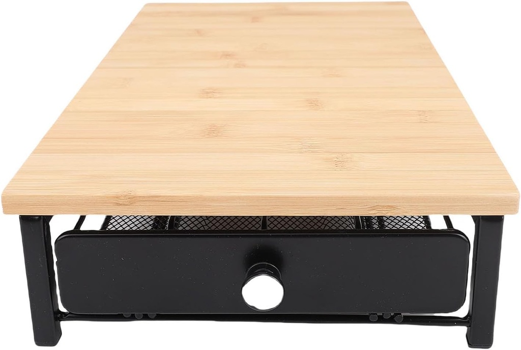 Jiawu Coffee Pod Drawer, 40 Capacity Coffee Pod Holder with Sliding Mesh Basket, Countertop Capsules Storage Organizer for Home Office, Kitchen, 15.4 x 8.1 x 3 in