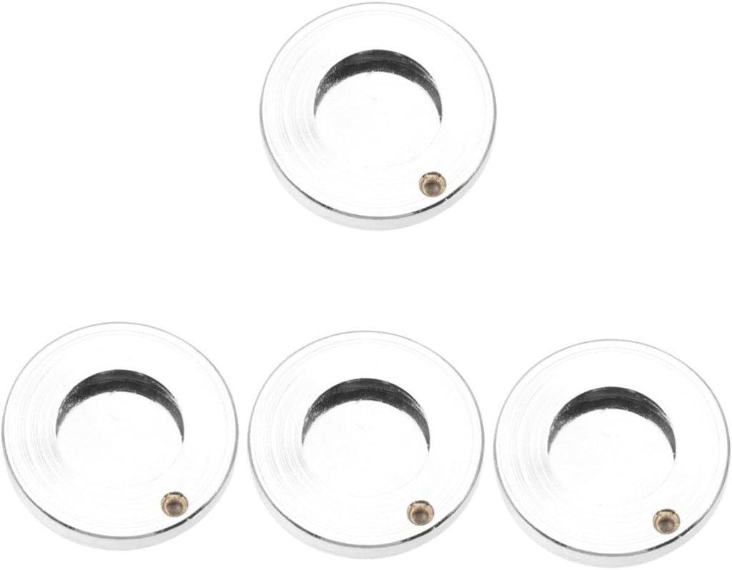 Gadpiparty 4pcs Theft Door Viewer Cover Copper Privacy Lid for Peephole Back View Cover to Protect Your Installation Compatible Standard Doors