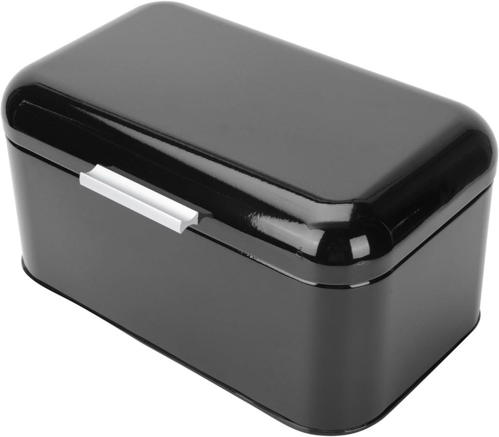 Ciieeo Bread Organizer Storage Bin Metal Bread Box Bin Lid Kitchen Counter Box
