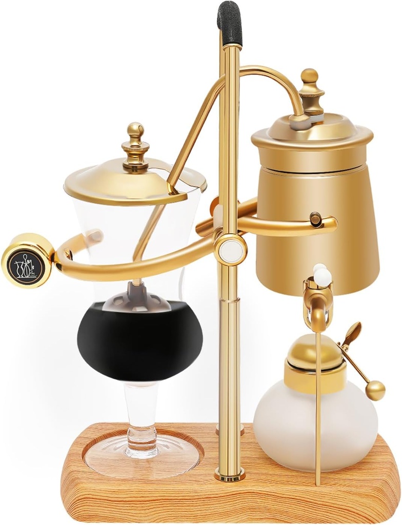 400ml/13.5 Oz Siphon Coffee Maker Belgian/Belgium Family Balance Siphon/Syphon Coffee Maker Unique Gravity Vintage Coffee Maker,For Personal Kitchens,Coffee Shops