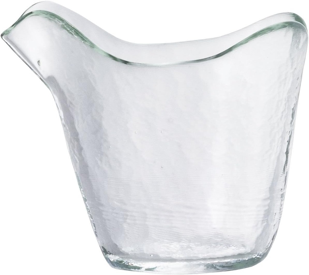 Tsugaru Vidro F-49862 Sake Cup, Heat Resistant, Single Mouth, Clear