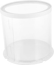 Transparent Round Cake Box Baking Dessert Container Lightweight Portable Food Storage Case Gift Packaging for Baked Goods