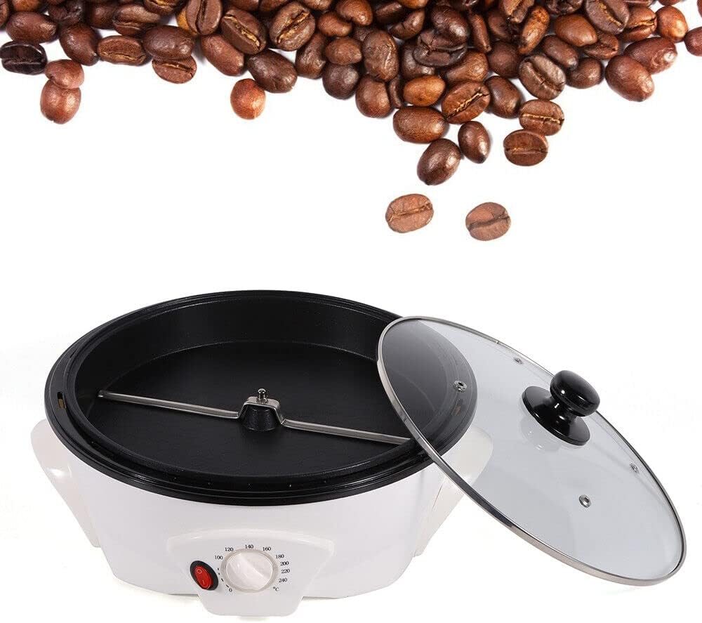 800W Electric Roast Coffee Machine with Temperature Control, Home Use Coffee Bean Roaster Machine Automatic Coffee Bean Roasting Baking Machine for Home Use Coffee Bar,1500g Capacity