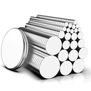 Magnets, Caturledas 600 Pack 8 Different Sizes Small Round Magnetic Rare Earth Neodymium Fridge Magnet for Home Kitchen Office School Hobby Handcraft Woodworking Miniature Model Base, Silver