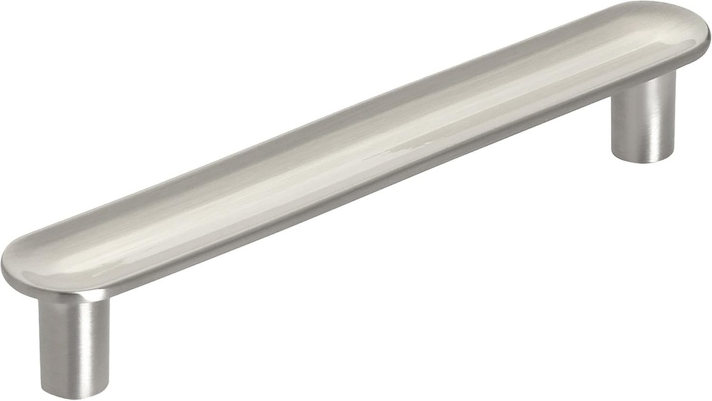 Amerock | Cabinet Pull | Satin Nickel | 3-3/4 inch (96 mm) Center to Center | Concentric | 1 Pack | Drawer Pull | Drawer Handle | Cabinet Hardware